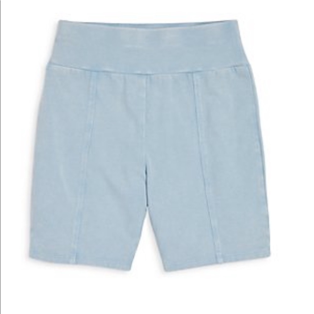 Aqua Girl blue bike shorts Girl‎ size L NWT